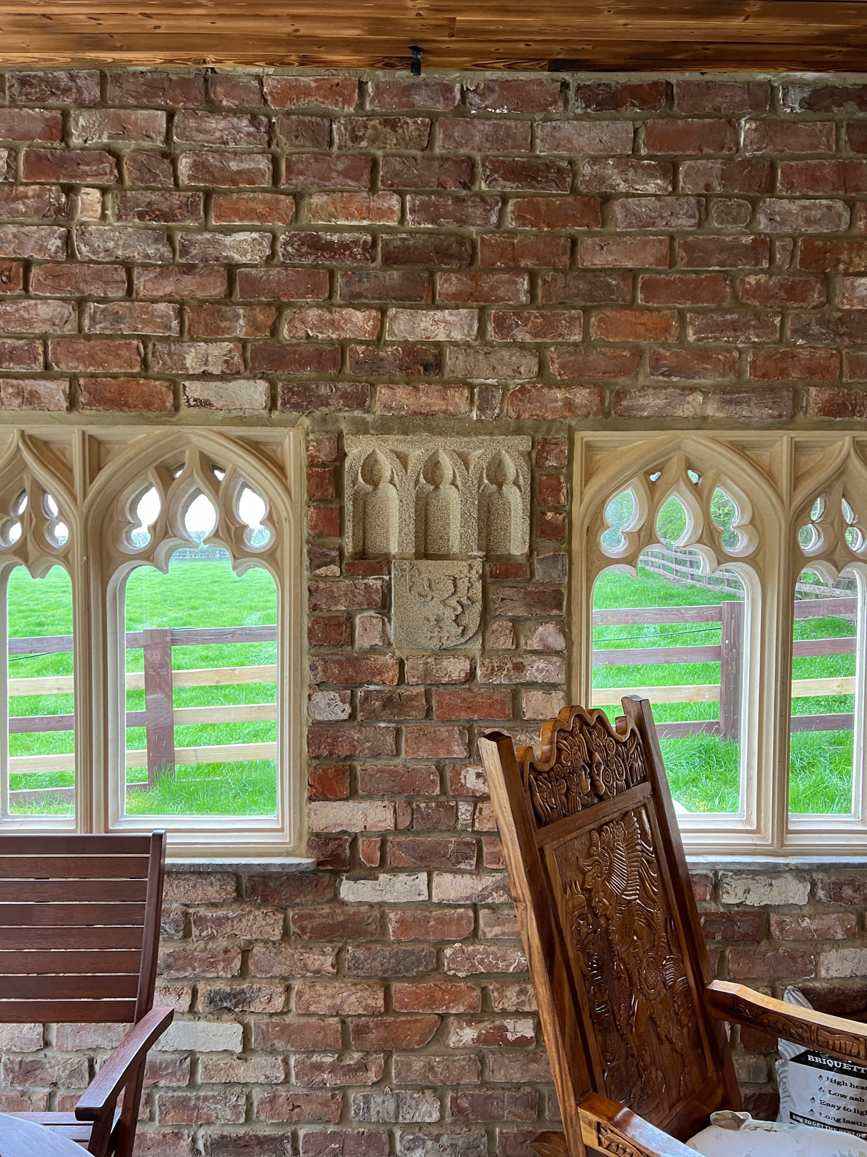 Garden Folly Built Out of Reclaimed Bricks & Stone in York