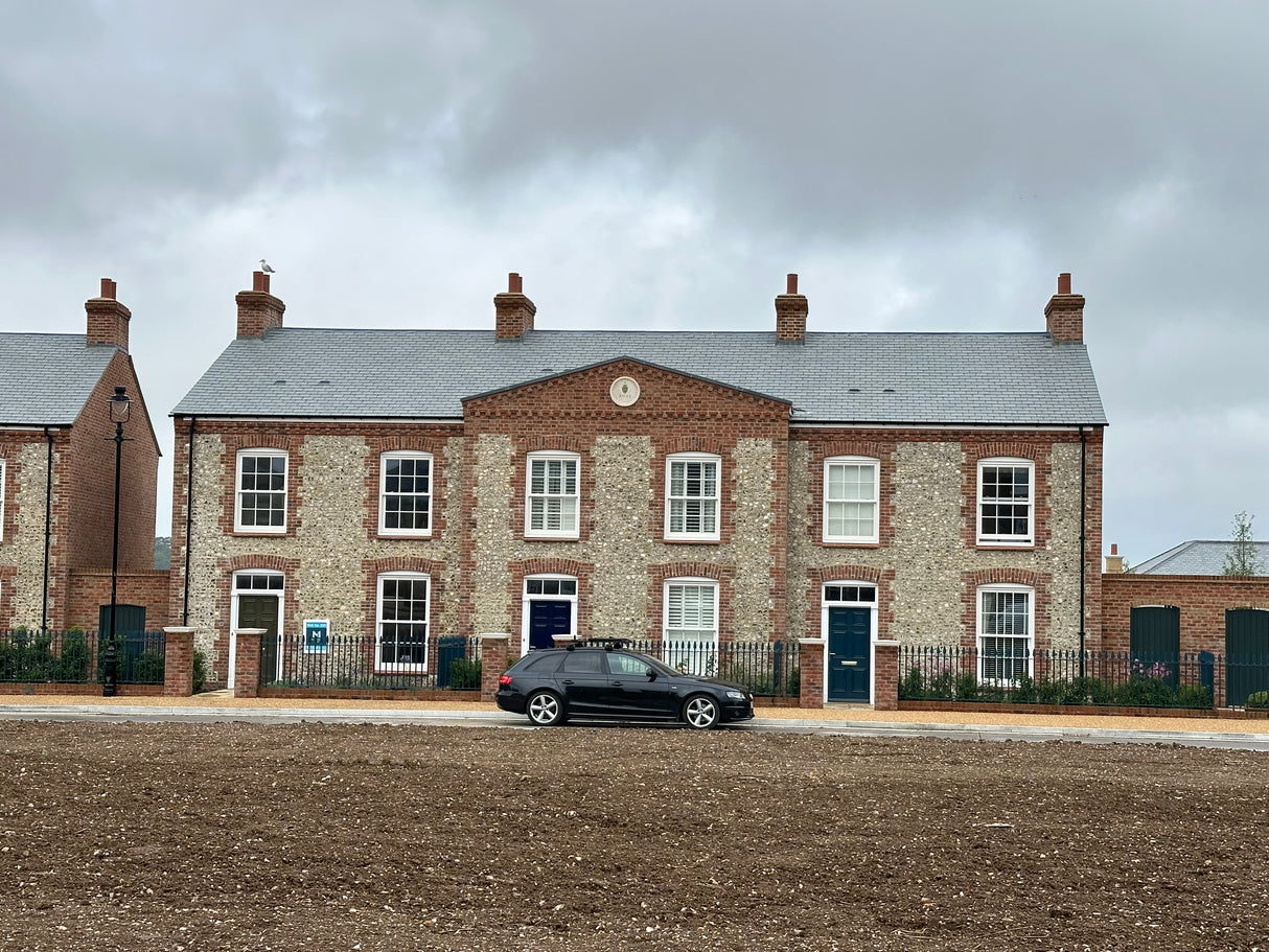 Natural Knapped Flint Cladding Blocks - Per SQM