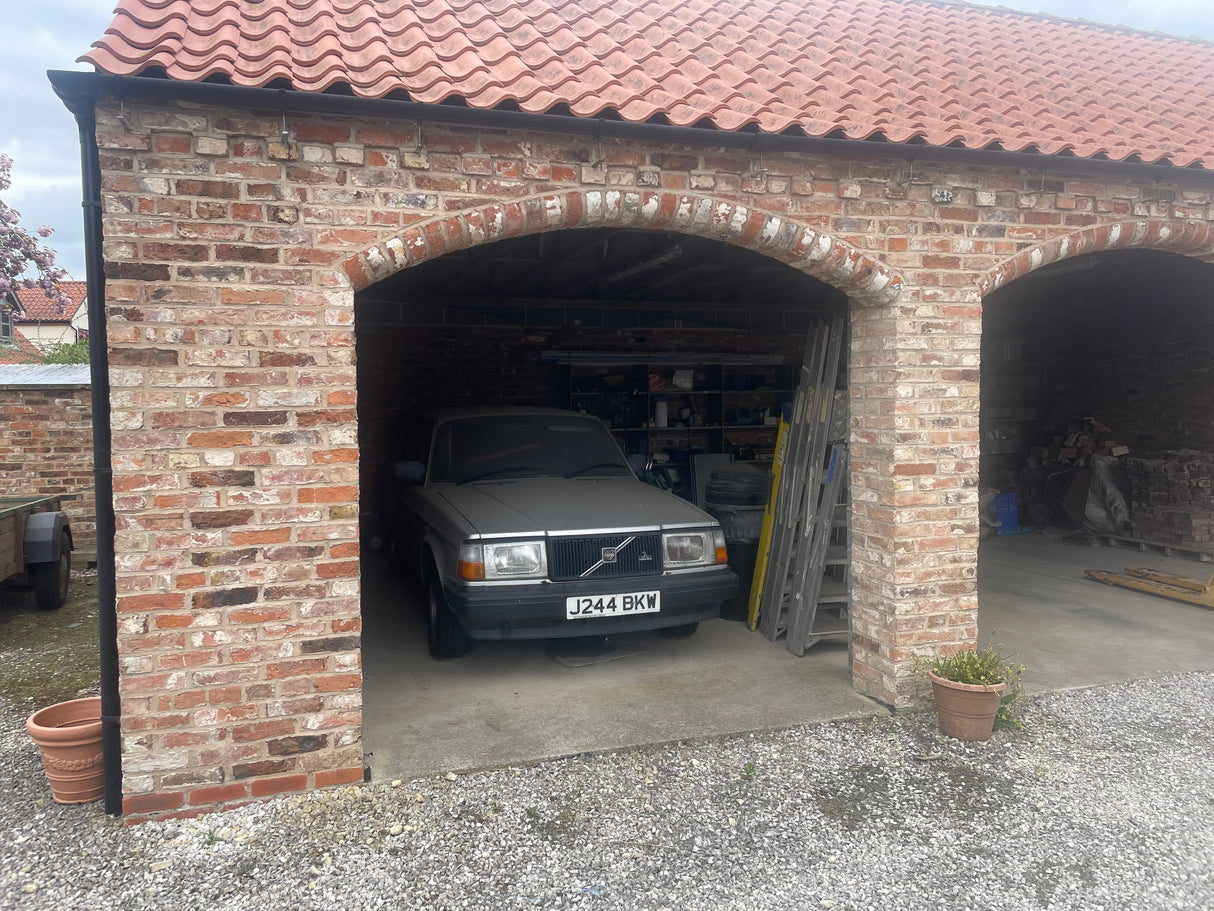 Reclaimed Brick Garage Car Port