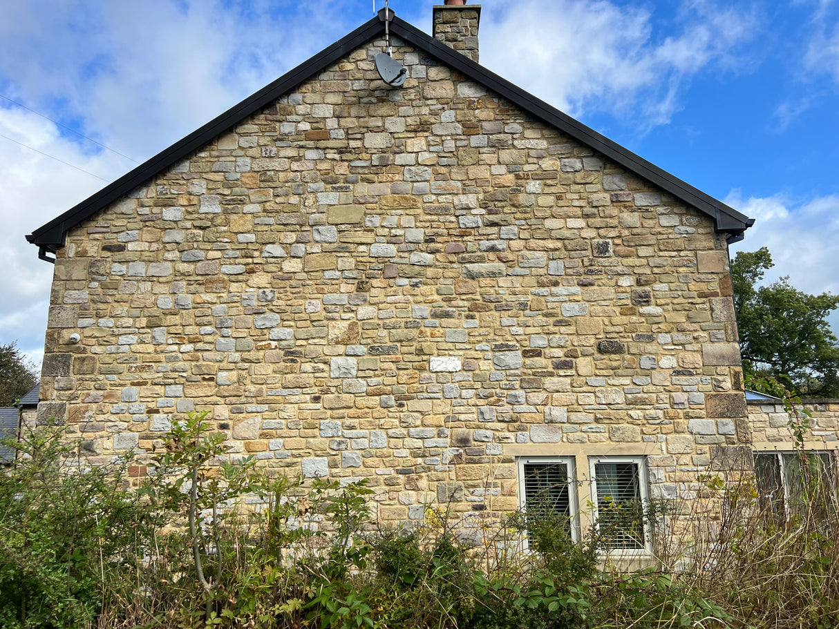 Reclaimed Random Stone House Build in Congleton