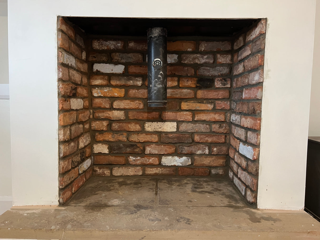 Reclaimed Farmhouse Blend Brick Slips - Cut From Real Reclaimed Bricks