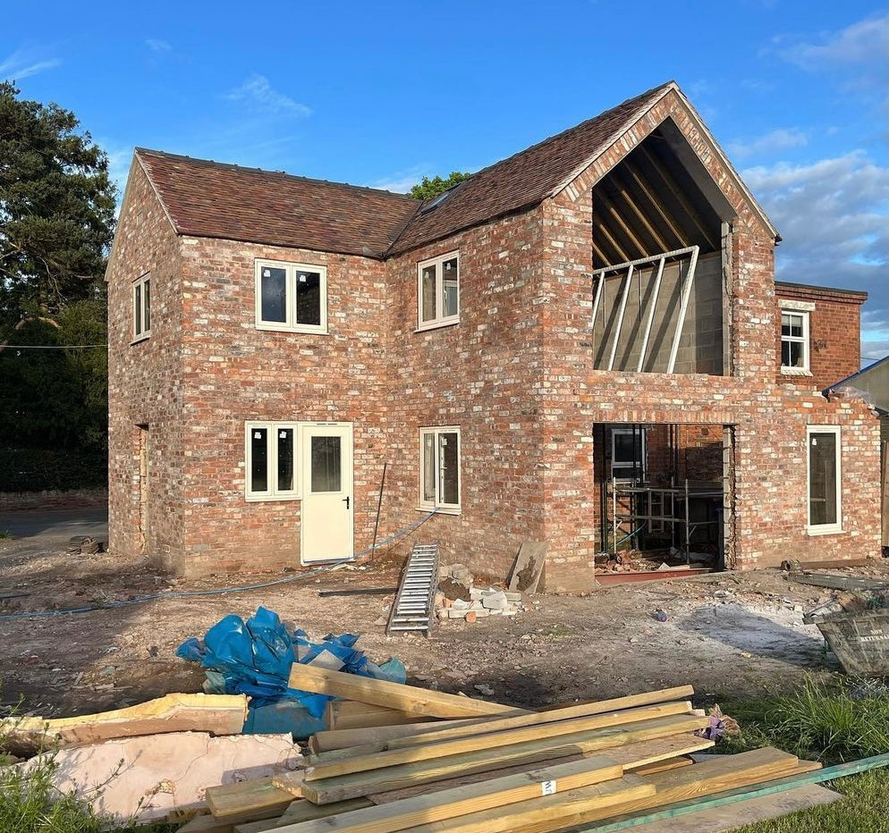 Reclaimed Brick House Build in Oldham, Greater Manchester