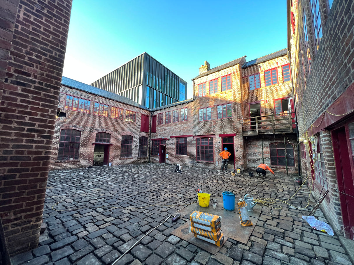 Bricks & Cobbles supplied to Sheffield Heart in The City 2 Project at Leah's Yard