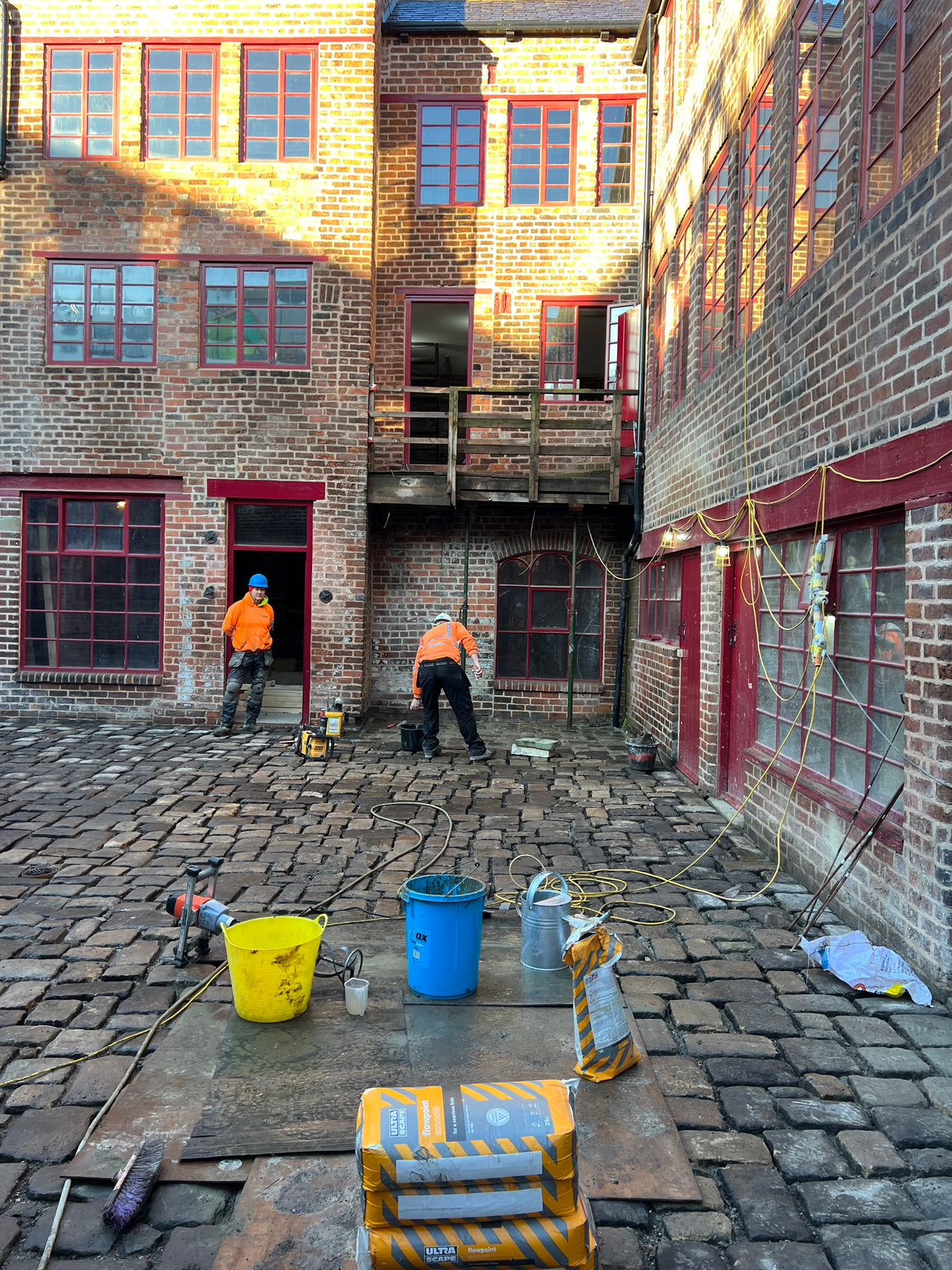Bricks & Cobbles supplied to Sheffield Heart in The City 2 Project at Leah's Yard