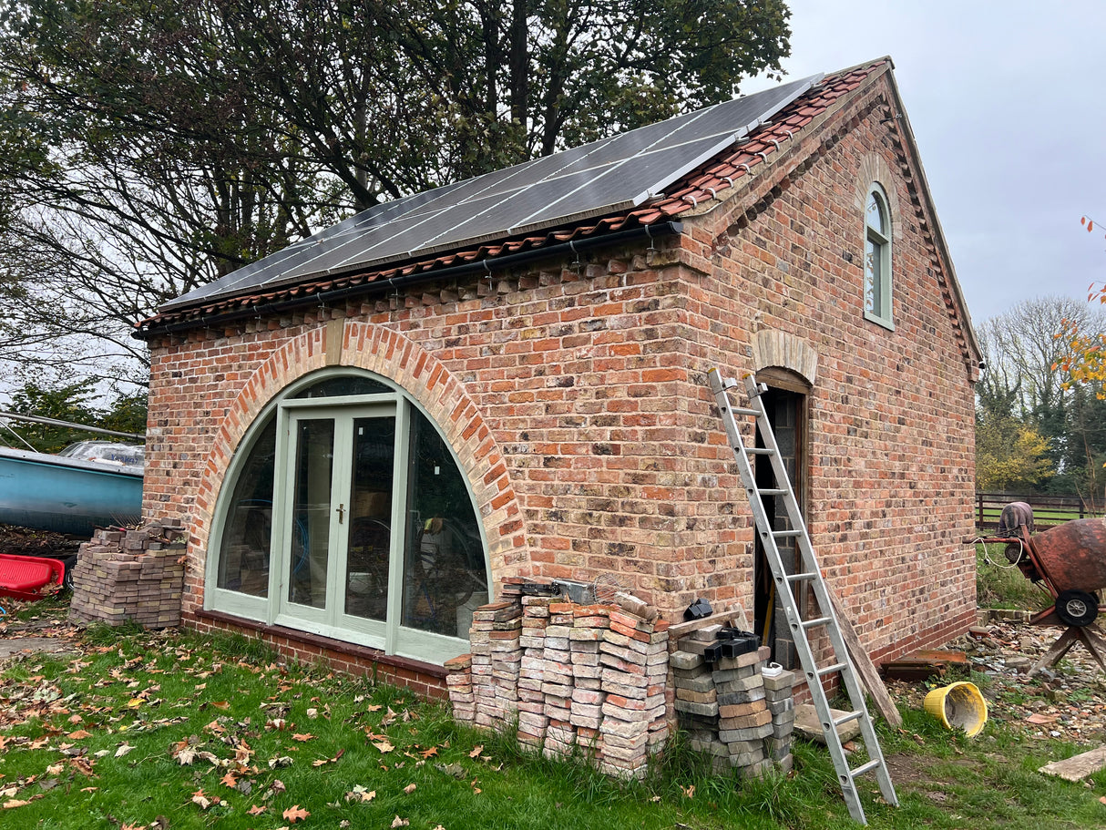 Reclaimed Handmade Brick Garden Room in Rugeley