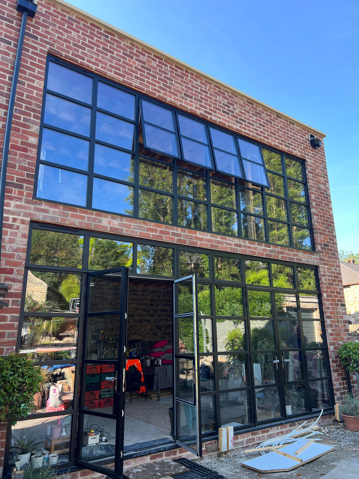Reclaimed Red Brick Contemporary House Extensions on Ecclesall Road, Sheffield