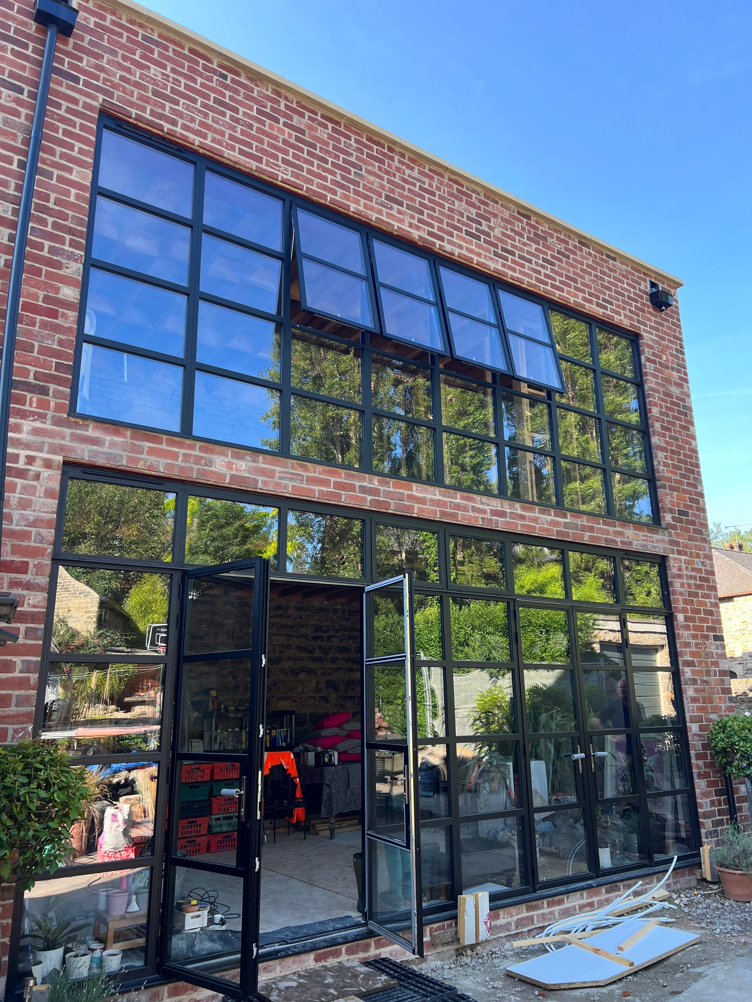Reclaimed Red Brick Contemporary House Extensions on Ecclesall Road, Sheffield