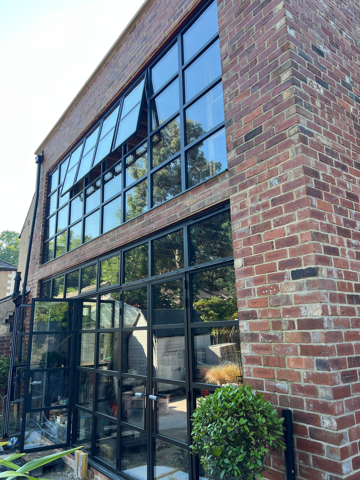 Reclaimed Red Brick Contemporary House Extensions on Ecclesall Road, Sheffield