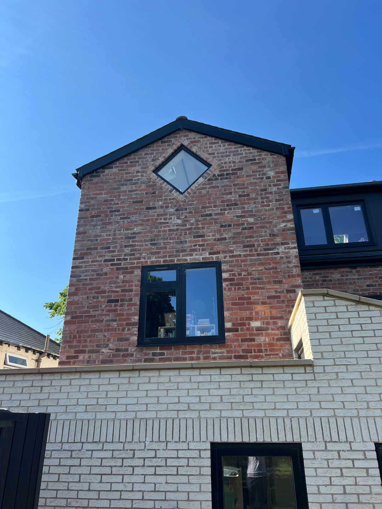 Contemporary Reclaimed Brick Rear House Extension in Oxford
