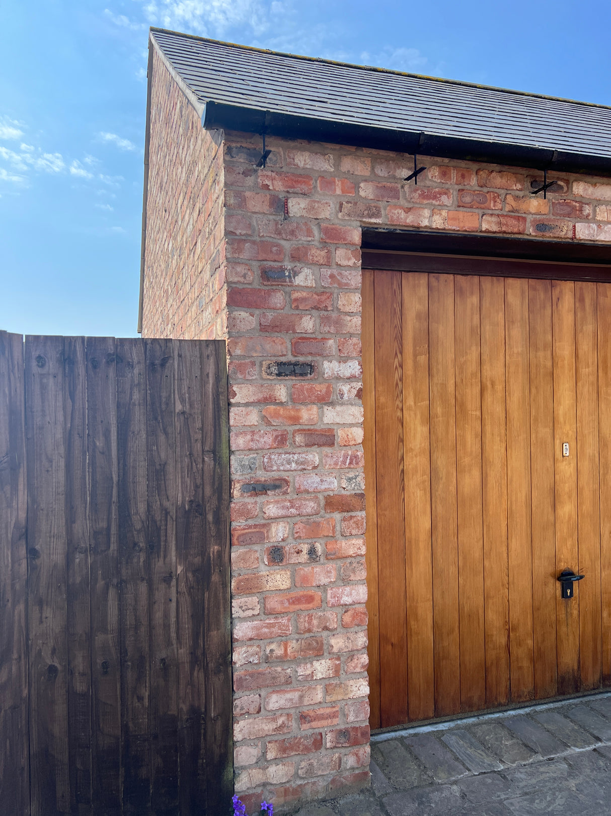 New Build House Built Using Reclaimed Wirecut Bricks in Chesterfield