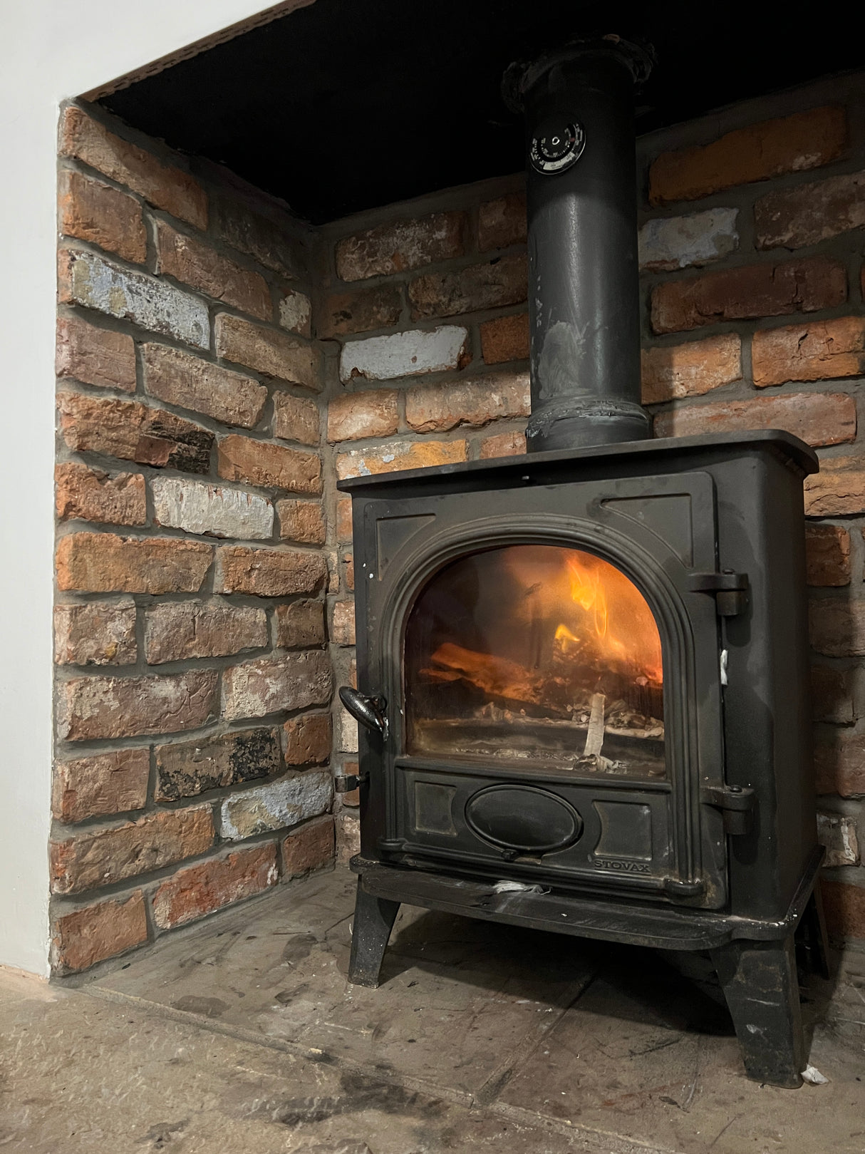 Reclaimed Farmhouse Blend Brick Slips - Cut From Real Reclaimed Bricks