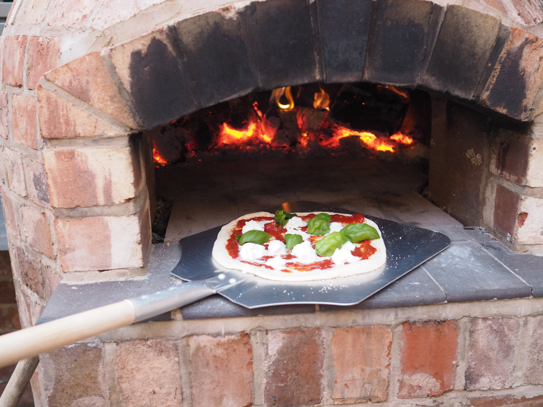 Pizza Oven Built Using Reclaimed Bricks