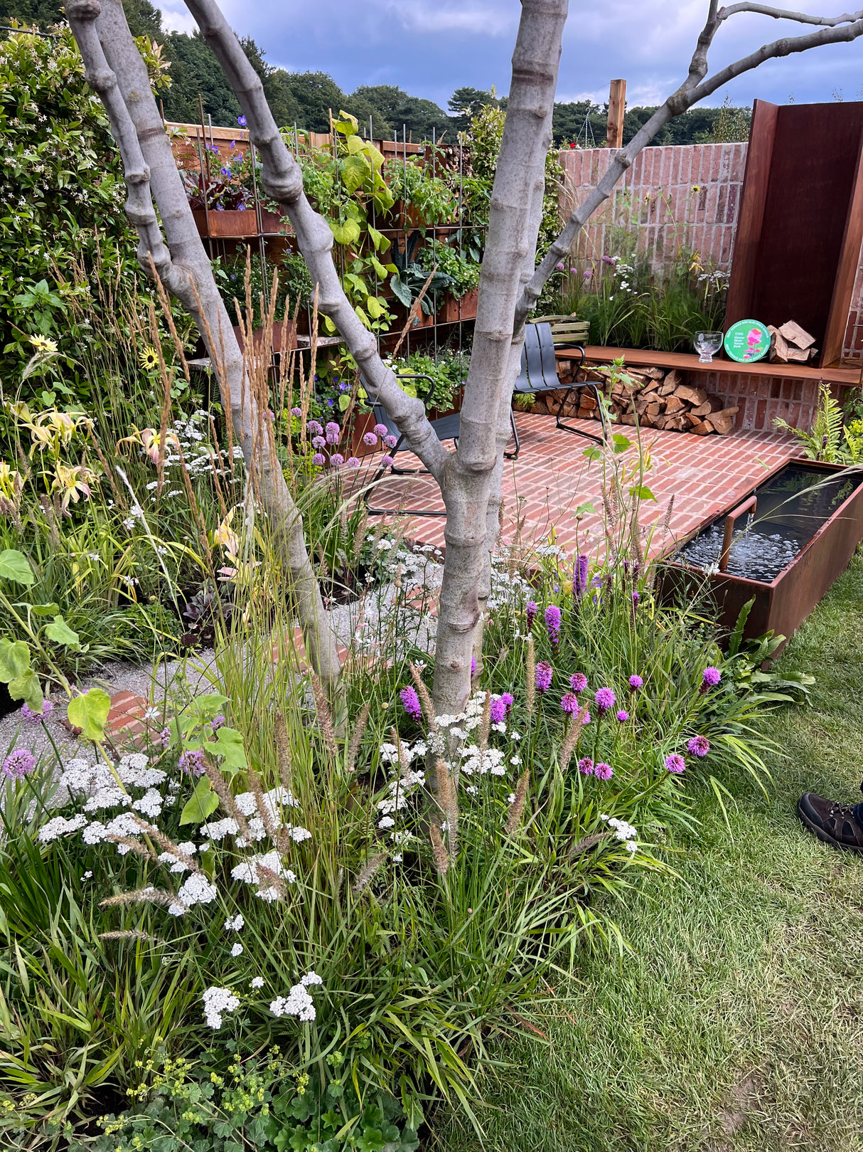 Brick Yard Garden - RHS Tatton Flower Shower 2023