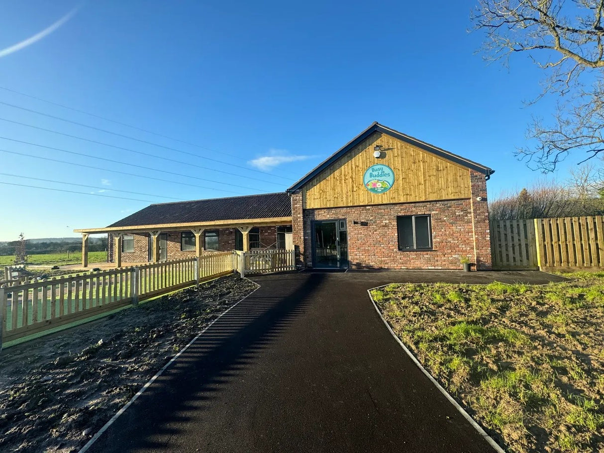 Recalimed Brick Wall at Busy Buddies Daycare Nursery in Weston-super-Mare