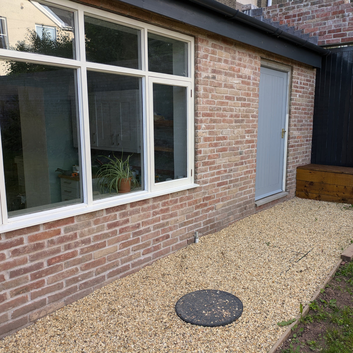House Porch Built From Reclaimed Georgian Handmade Bricks in Isle of Wight
