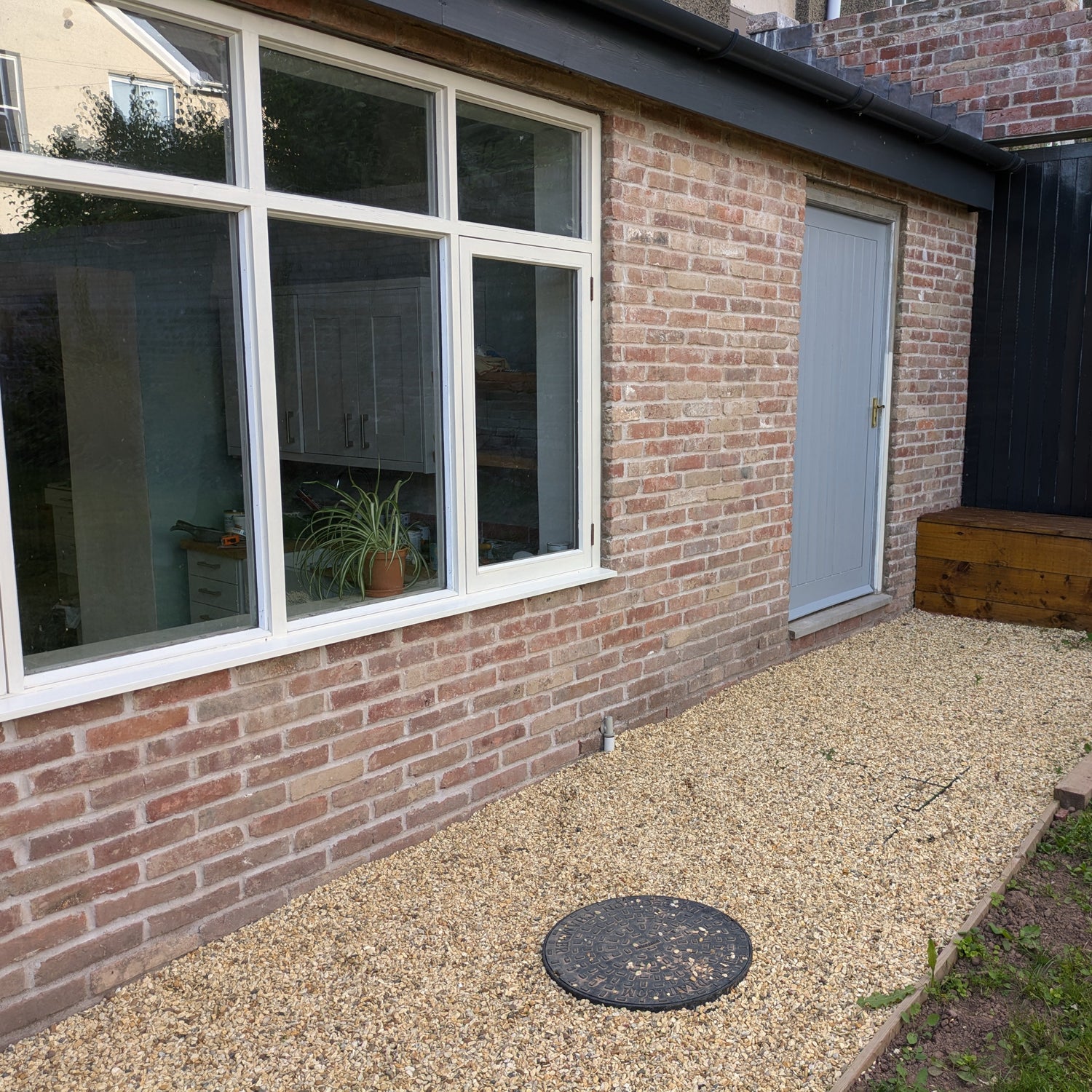 House Porch Built From Reclaimed Georgian Handmade Bricks in Isle of Wight