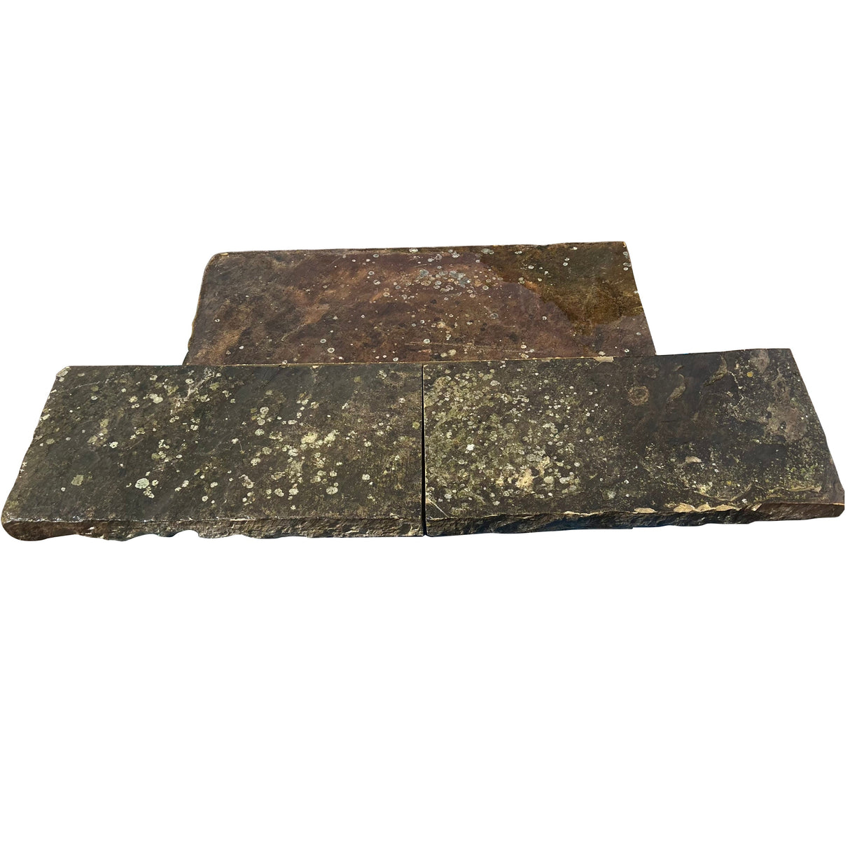 Reclaimed Three Piece Yorkstone Fireplace Hearth