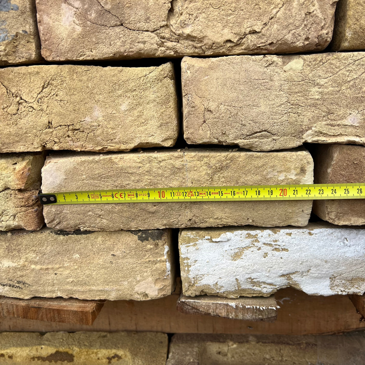 Reclamation London Multi Yellow Stock Handmade Brick | Pack of 360 Bricks | Free Delivery