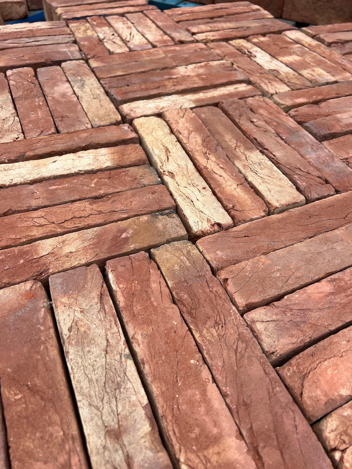 Arundel Red Handmade Clay Paving Brick Paver