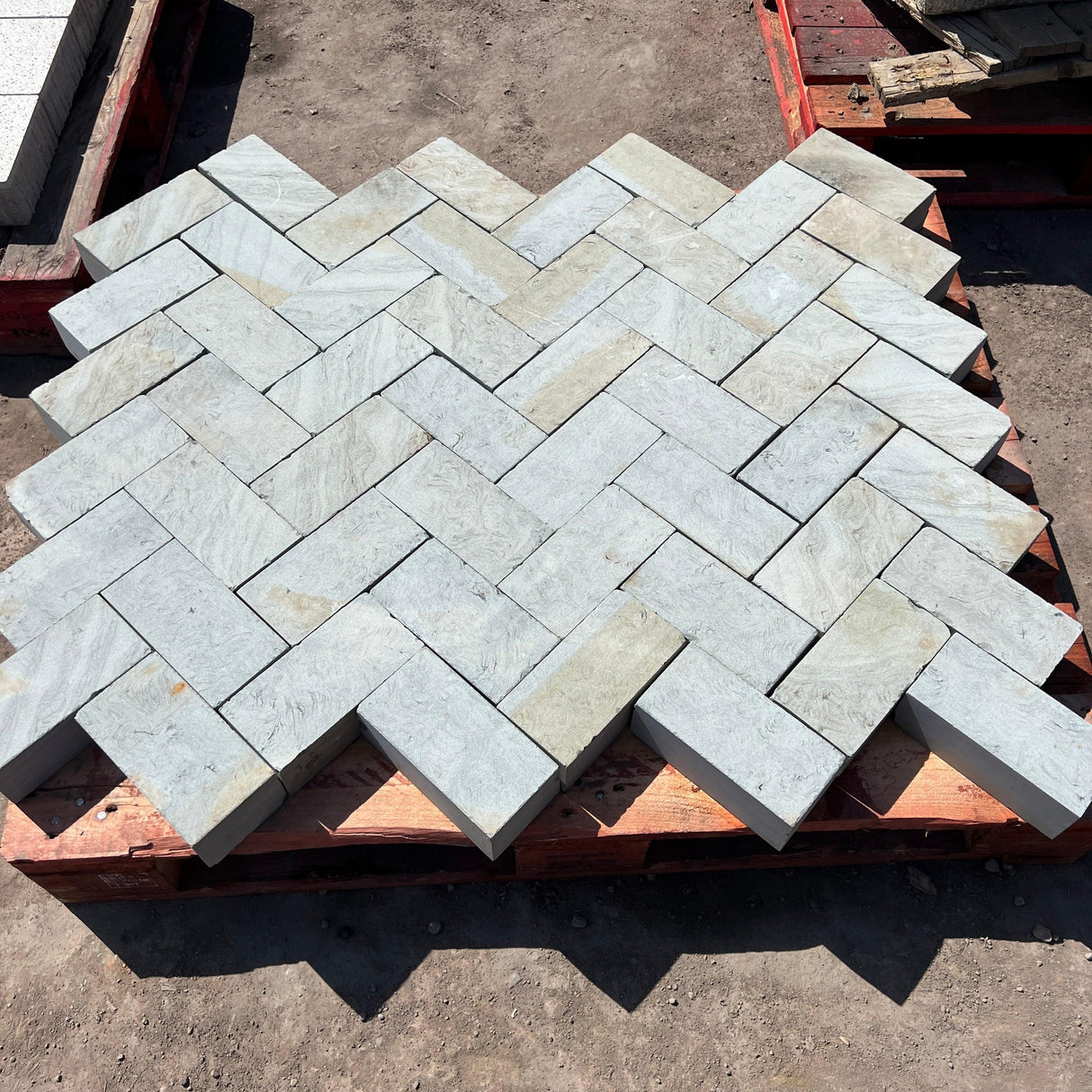 New Grey Limestone Paving Setts - Reclaimed Brick Company