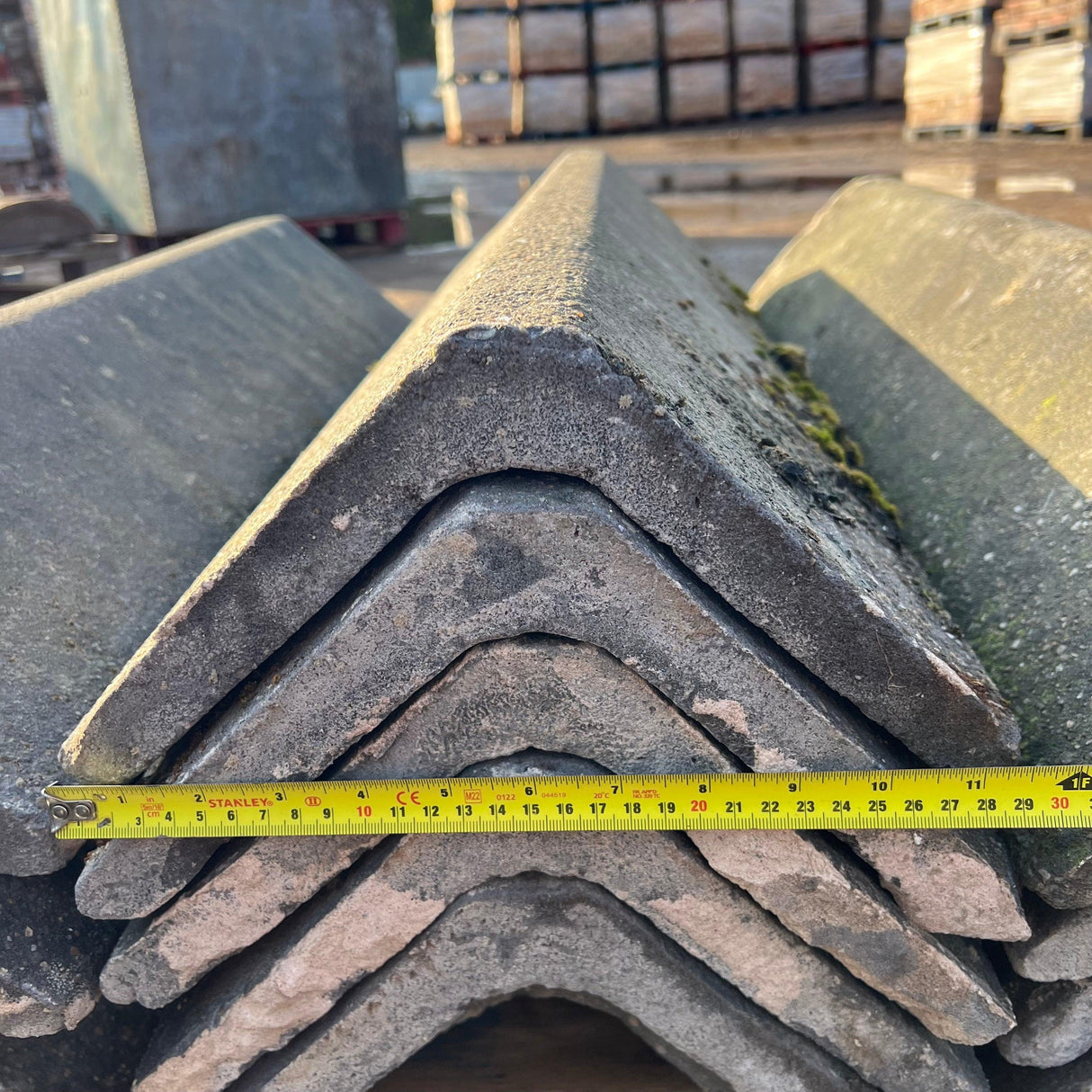 Concrete Ridge Tile - Reclaimed Brick Company