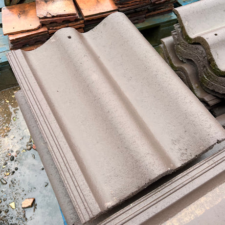 Condron CCW Double Roman Concrete Roof Tiles - Job lot of 35 Tiles - Reclaimed Brick Company