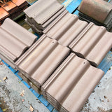 Condron CCW Double Roman Concrete Roof Tiles - Job lot of 35 Tiles - Reclaimed Brick Company