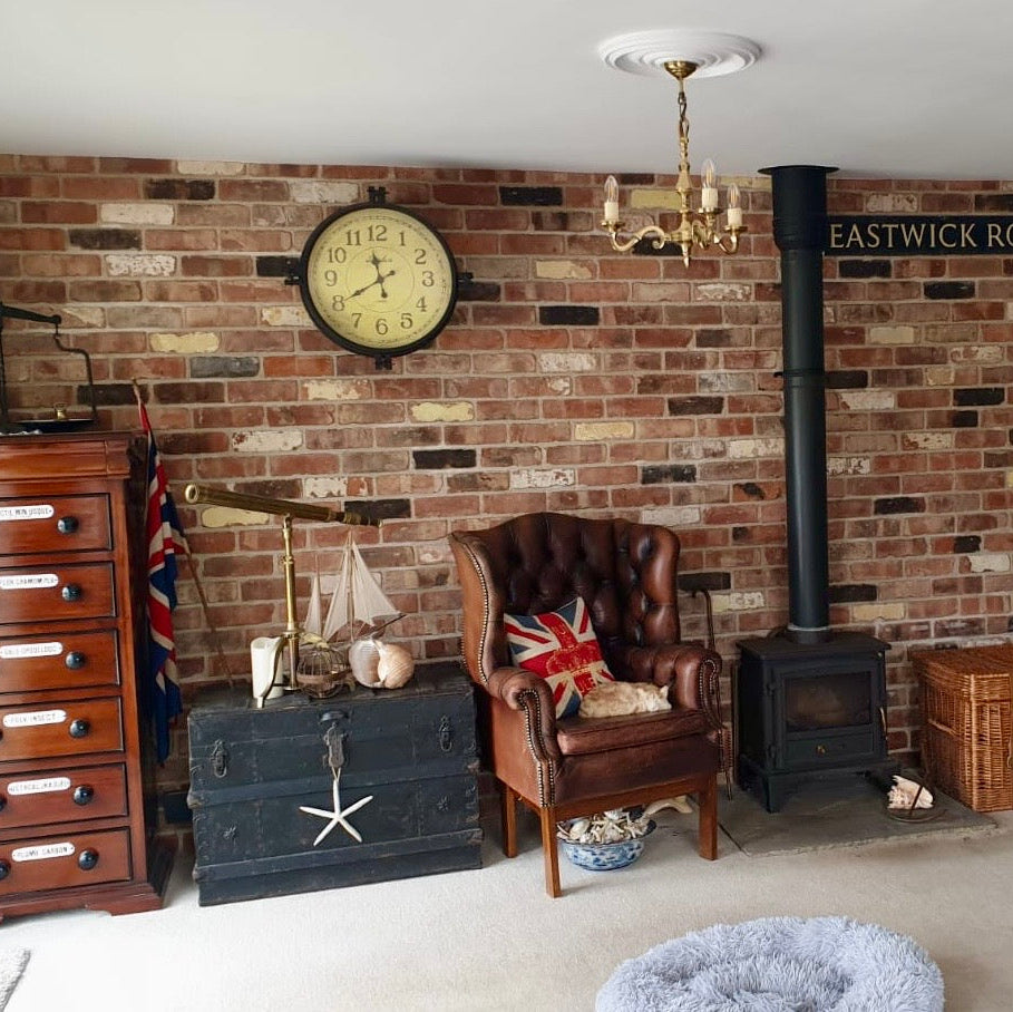 Reclaimed Barnstock Brick Slips - Cut From Reclaim Bricks