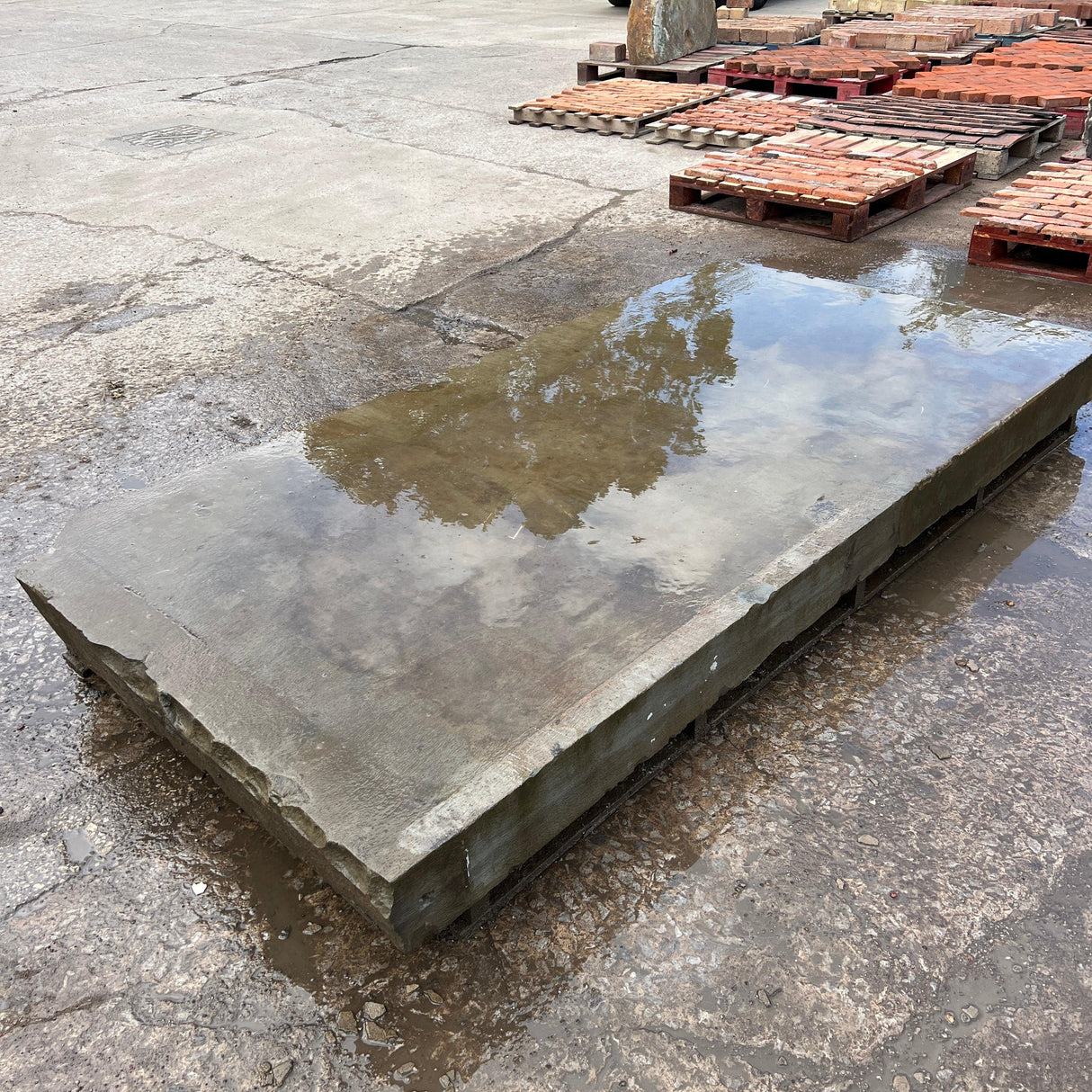 Enormous Reclaimed Slab Flag Stone - Reclaimed Brick Company