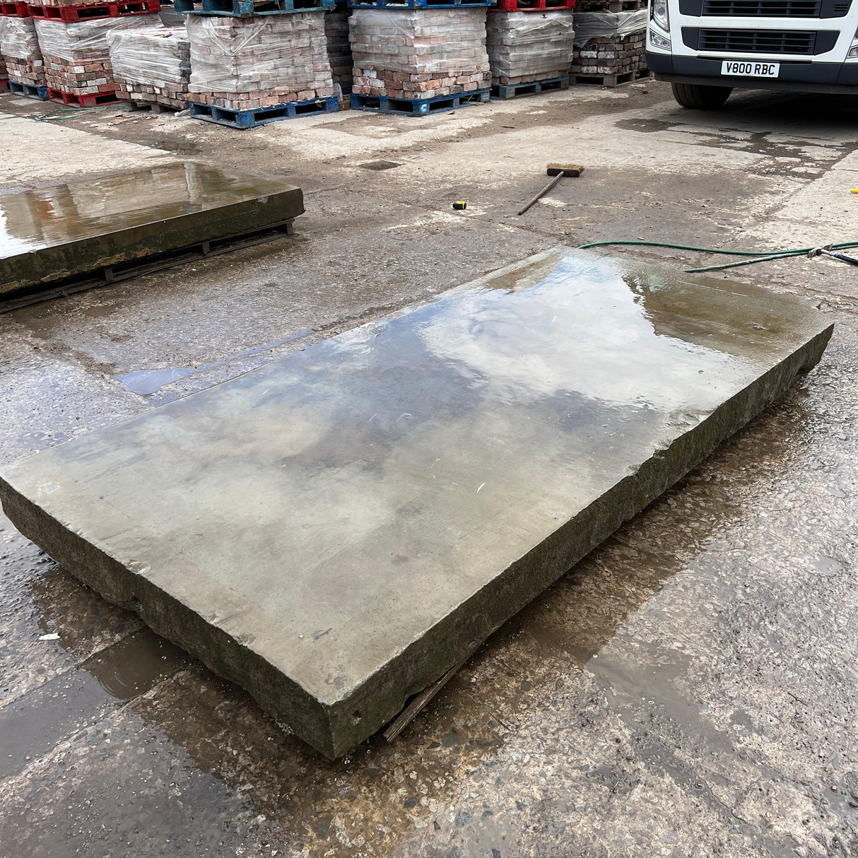 Enormous Reclaimed Slab Flag Stone - Reclaimed Brick Company