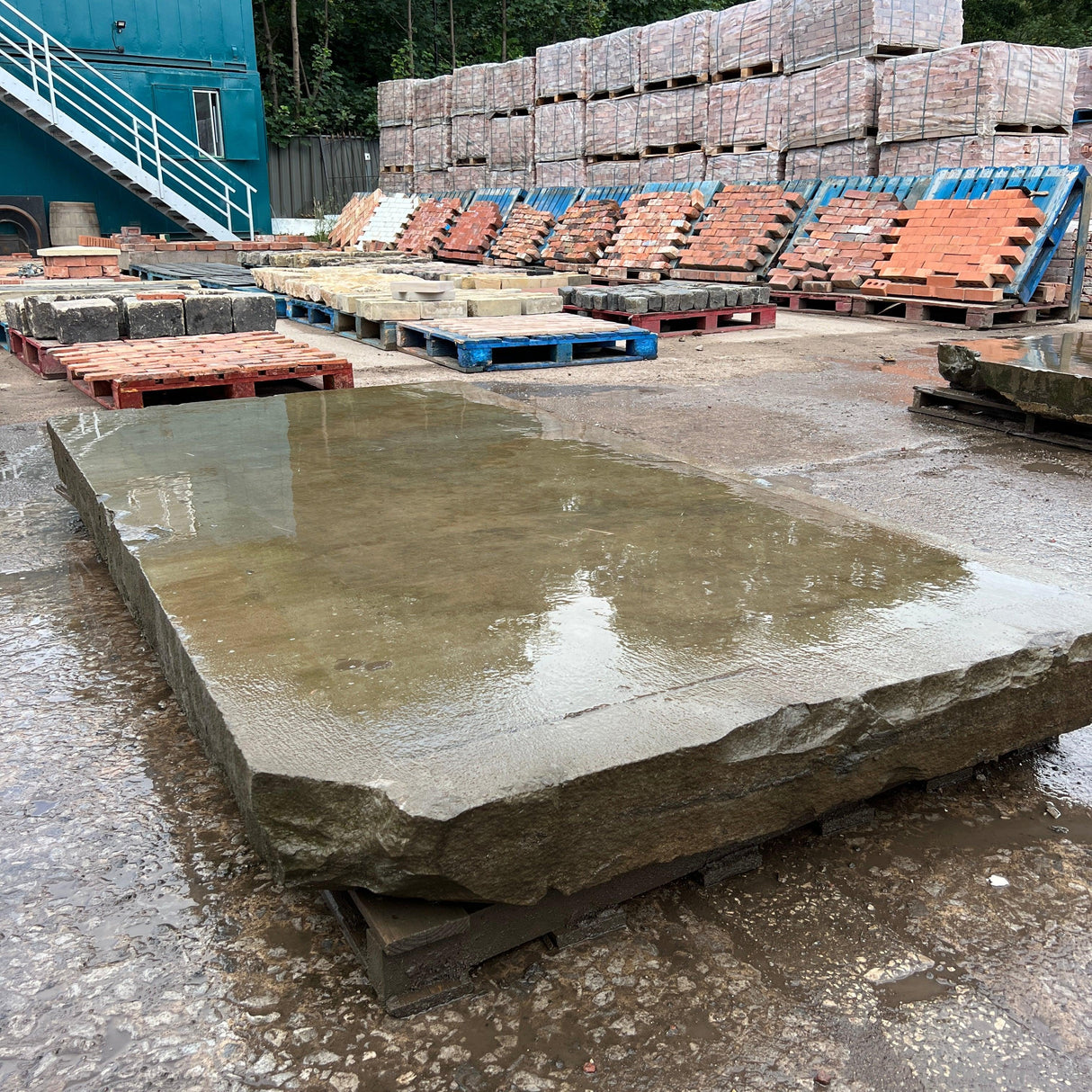Enormous Reclaimed Slab Flag Stone - Reclaimed Brick Company
