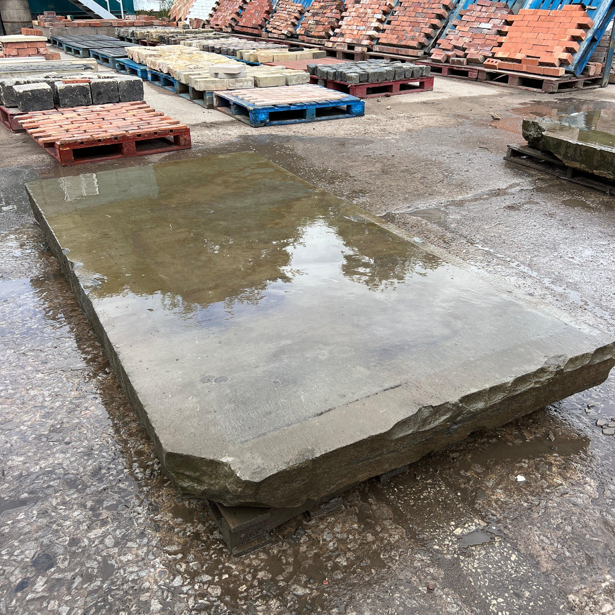 Enormous Reclaimed Slab Flag Stone - Reclaimed Brick Company