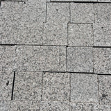 Flamed Silver Granite 100mm x 100mm Paving Setts - Reclaimed Brick Company