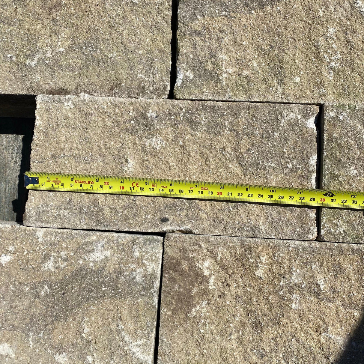 Forticrete Weathered Buff Re-Constituted Stone - Packs of 5 sqm - Reclaimed Brick Company