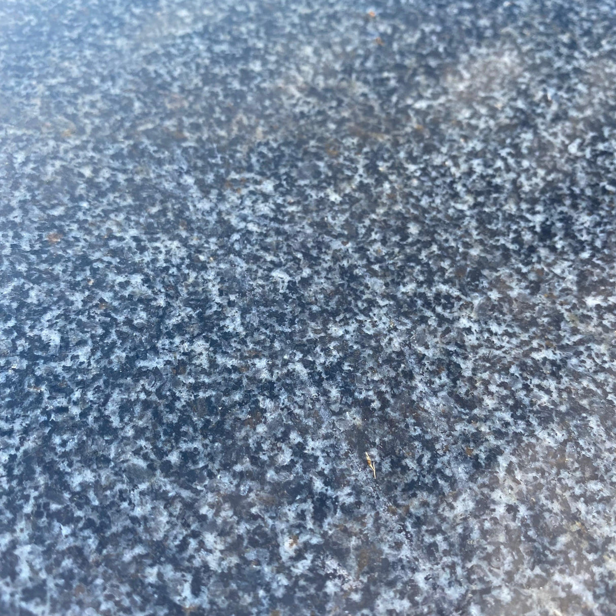 Huge 1950’s Industrial Blue Granite Surface Worktop Slab with Metal Workers Storage Stand - Reclaimed Brick Company