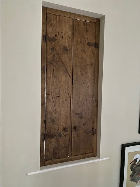 Reclaimed Scaffolding Boards Used To Create House Furniture