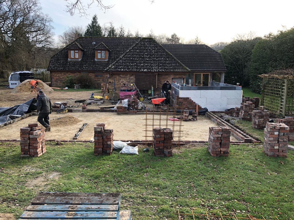 Reclaimed Brick Car Collection Garage Built in Poole, 2021