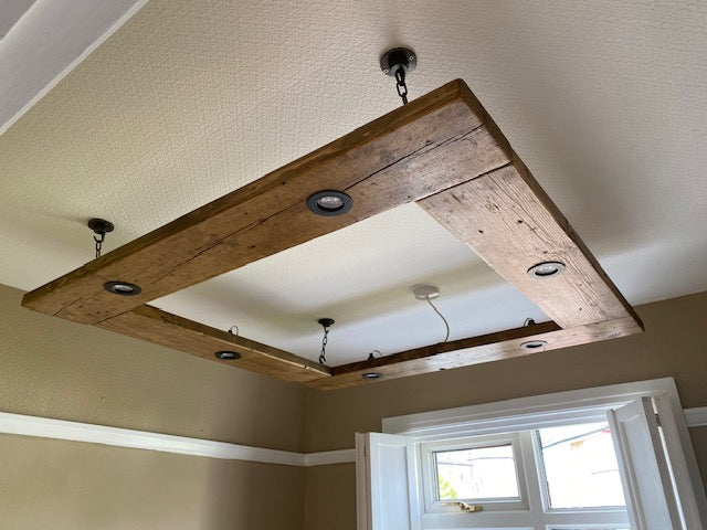 Reclaimed Scaffolding Boards Used To Create House Furniture