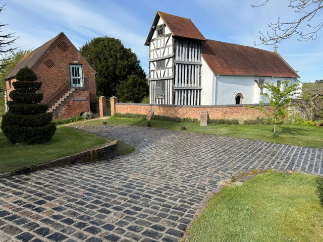Church Restoration Reclaimed Granite Cobble Driveway - Kidderminster