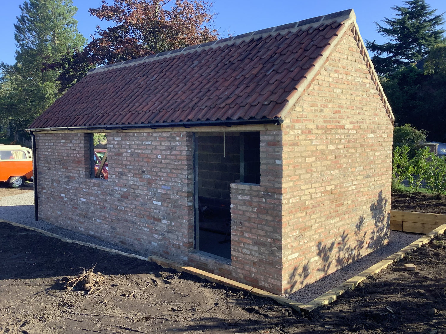 Reclaimed Georgian Handmade Brick Garage in Dorset