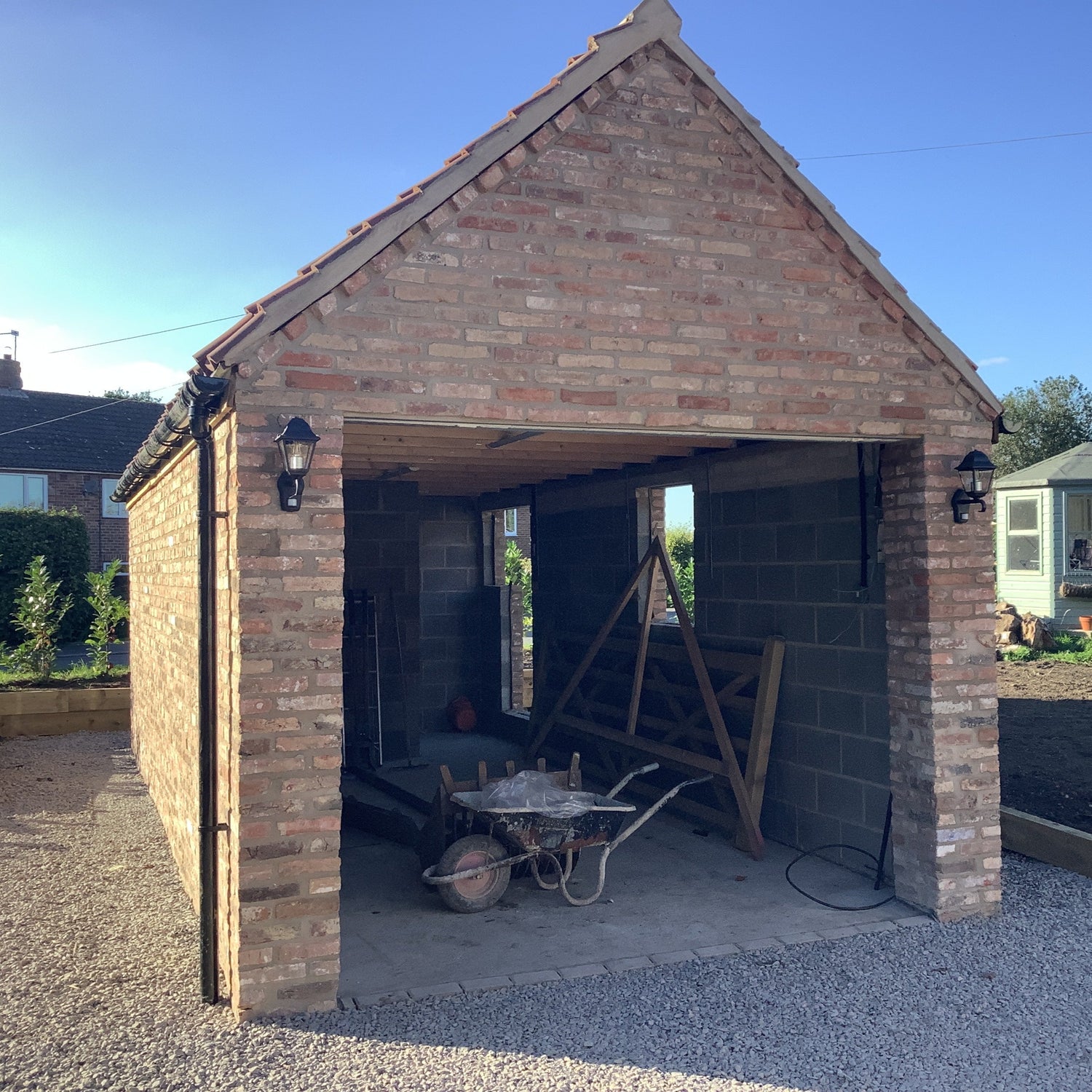 Reclaimed Georgian Handmade Brick Garage in Dorset