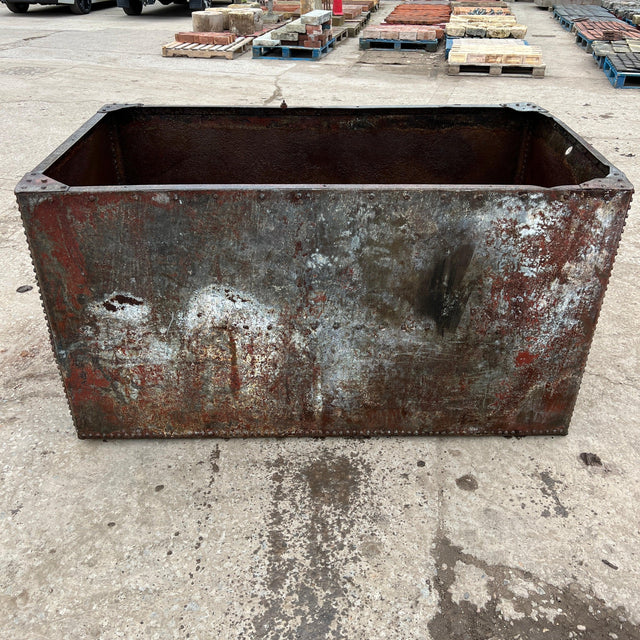 Large Galvanised Steel Water Tank - Reclaimed Brick Company