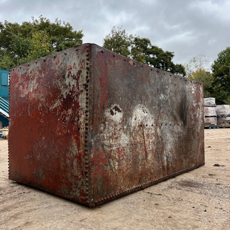 Large Galvanised Steel Water Tank - Reclaimed Brick Company