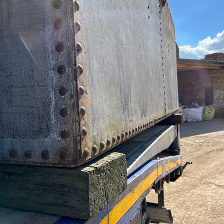 Large Galvanised Steel Water Tank - Reclaimed Brick Company