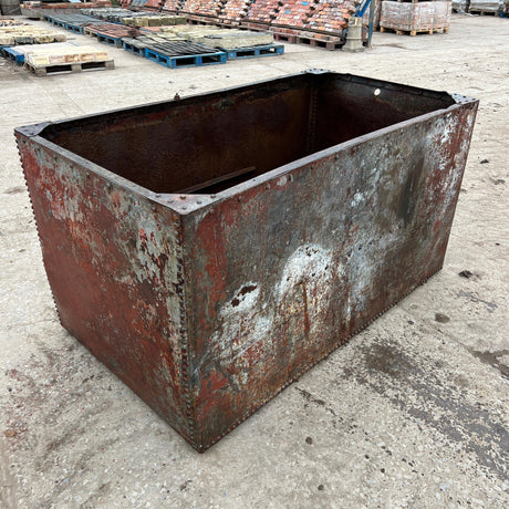 Large Galvanised Steel Water Tank - Reclaimed Brick Company
