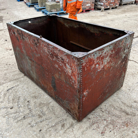 Large Galvanised Steel Water Tank - Reclaimed Brick Company