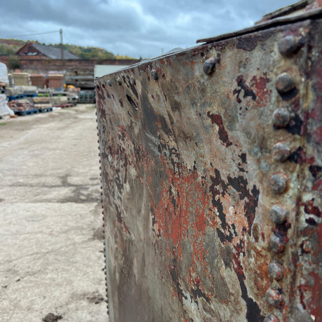 Large Galvanised Steel Water Tank - Reclaimed Brick Company