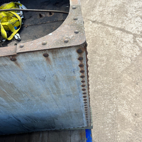 Large Galvanised Steel Water Tank - Reclaimed Brick Company