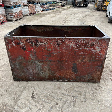 Large Galvanised Steel Water Tank - Reclaimed Brick Company