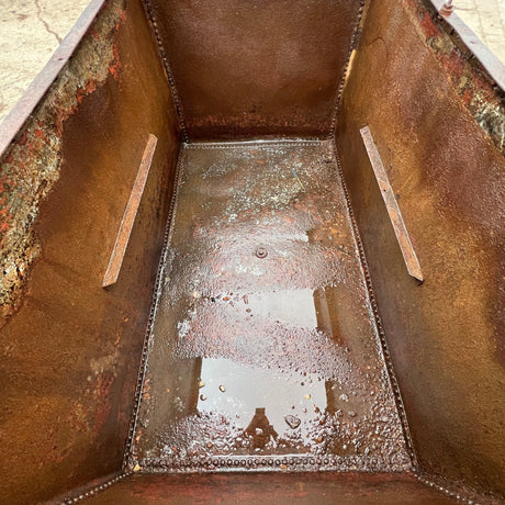 Large Galvanised Steel Water Tank - Reclaimed Brick Company